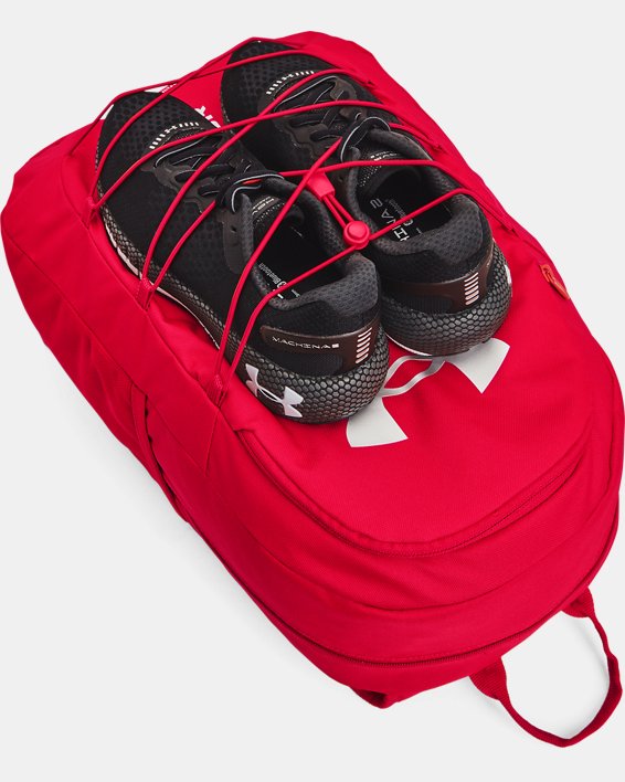 UA Hustle Sport Backpack, Red, pdpMainDesktop image number 1